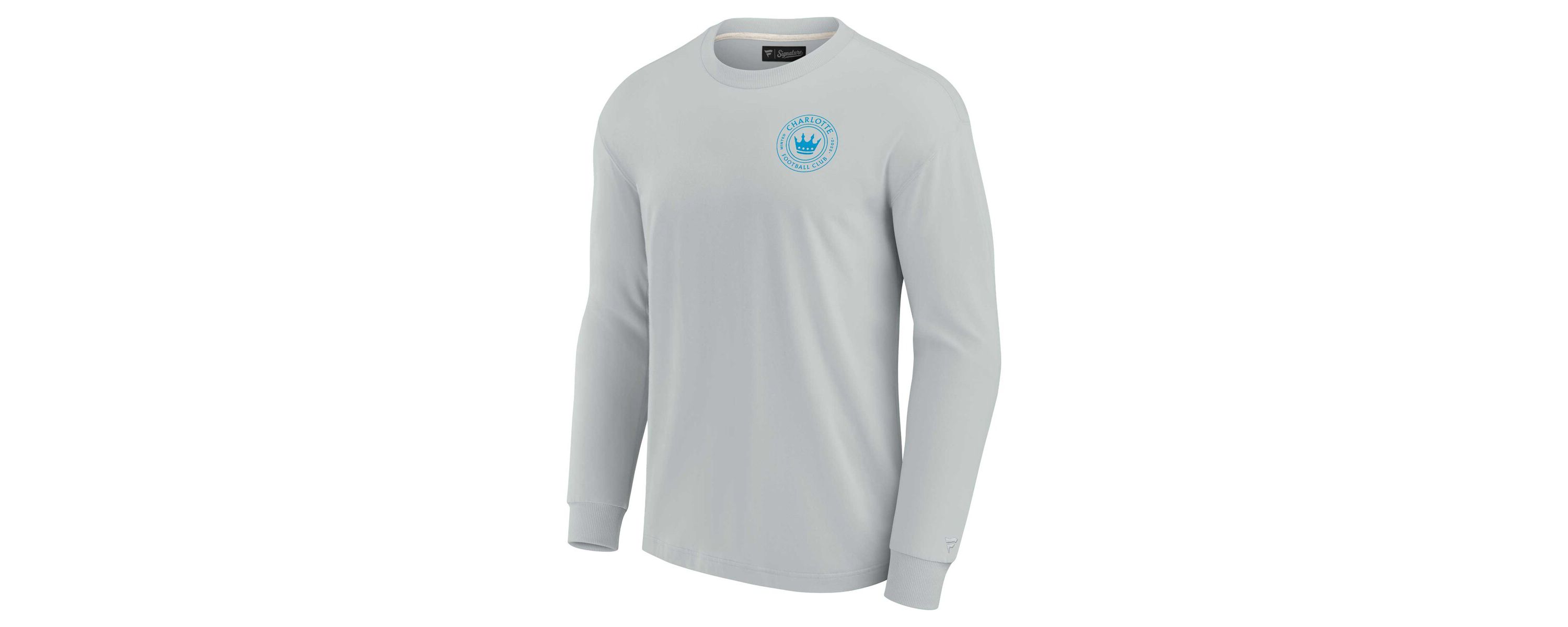MLS Unisex Fanatics Charlotte FC Elements Super Soft Long Sleeve T-Shirt