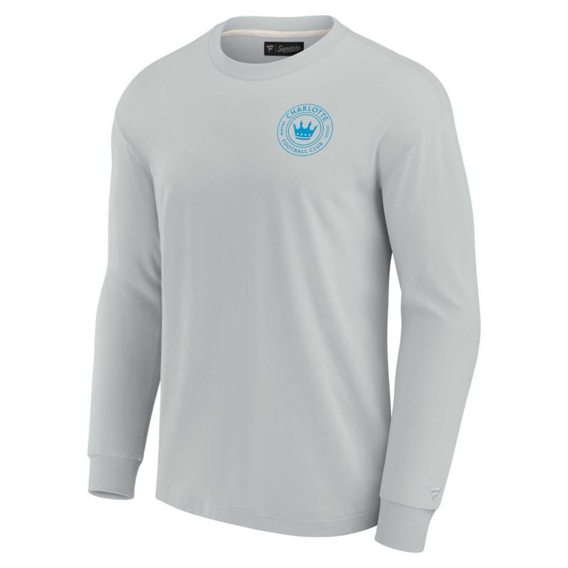 MLS Unisex Fanatics Charlotte FC Elements Super Soft Long Sleeve T-Shirt