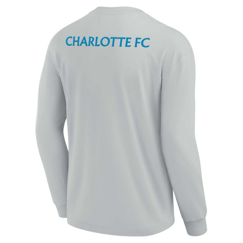 MLS Unisex Fanatics Charlotte FC Elements Super Soft Long Sleeve T-Shirt