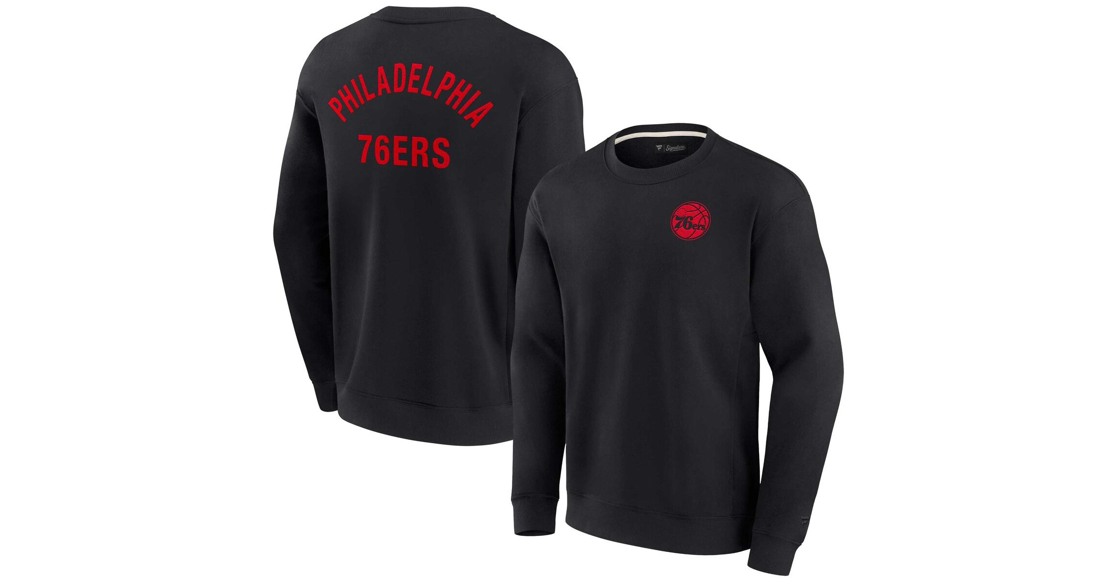 NBA Unisex Fanatics Philadelphia 76ers Elements Super Soft Fleece Pullover Sweatshirt