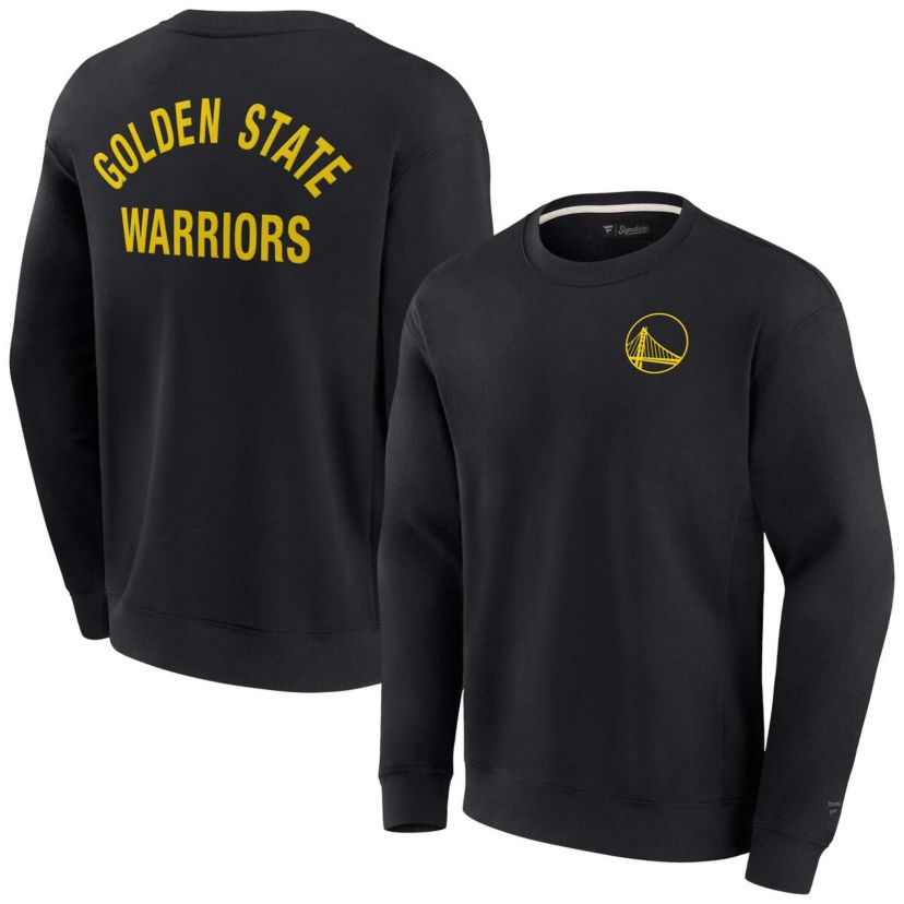 NBA Unisex Fanatics Golden State Warriors Elements Super Soft Fleece Pullover Sweatshirt