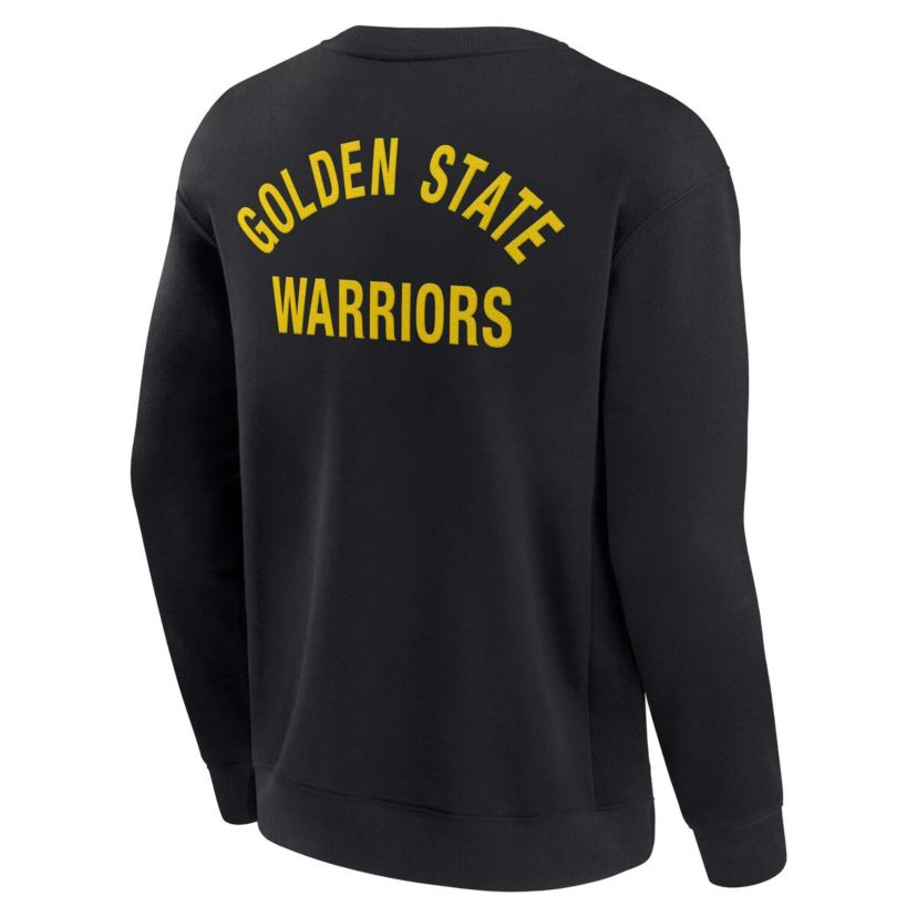 NBA Unisex Fanatics Golden State Warriors Elements Super Soft Fleece Pullover Sweatshirt