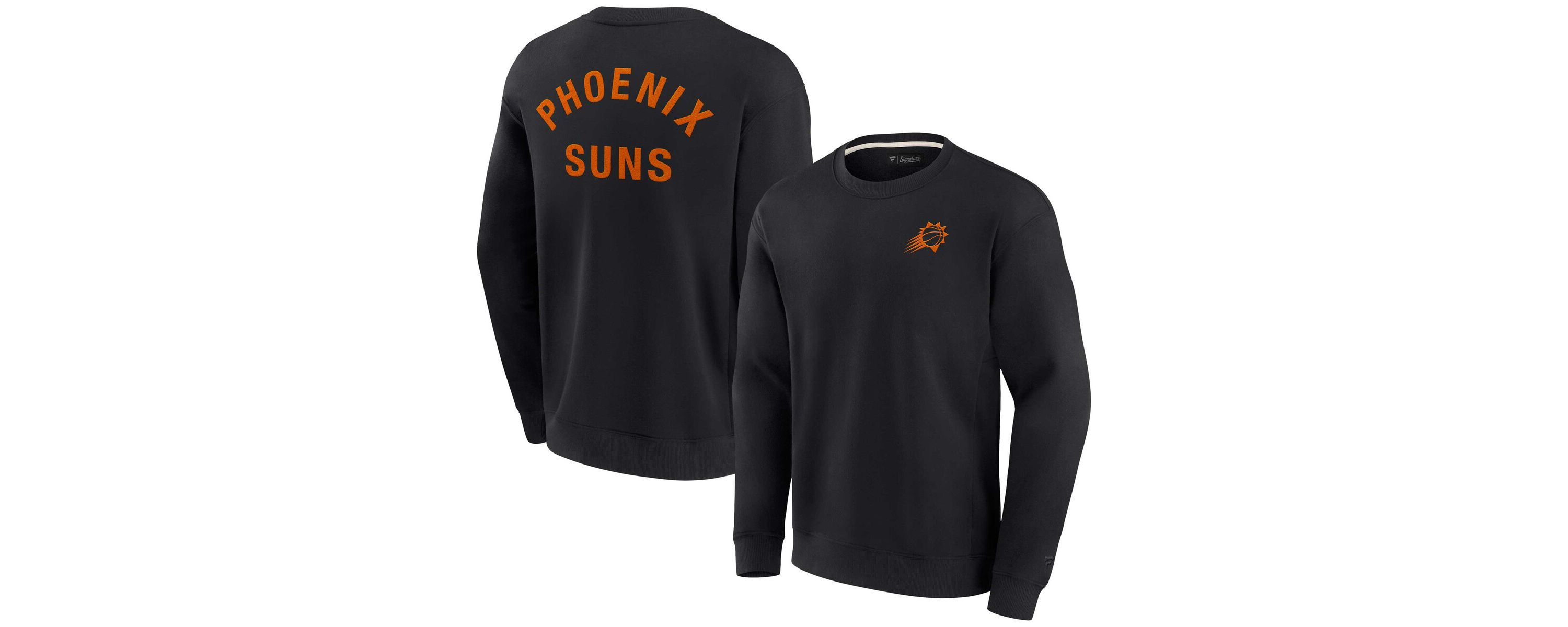 NBA Unisex Fanatics Phoenix Suns Super Soft Pullover Crew Sweatshirt