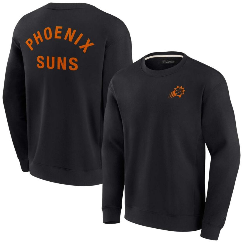 NBA Unisex Fanatics Phoenix Suns Super Soft Pullover Crew Sweatshirt