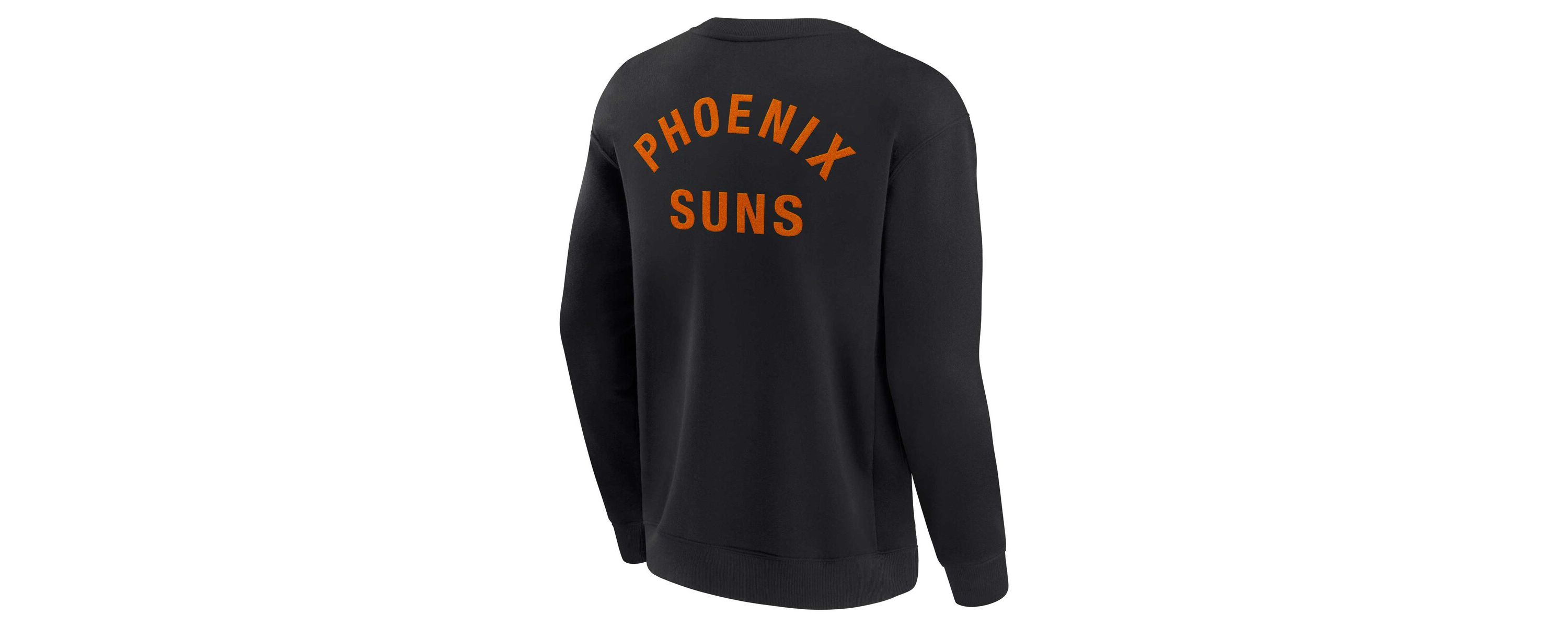 NBA Unisex Fanatics Phoenix Suns Super Soft Pullover Crew Sweatshirt