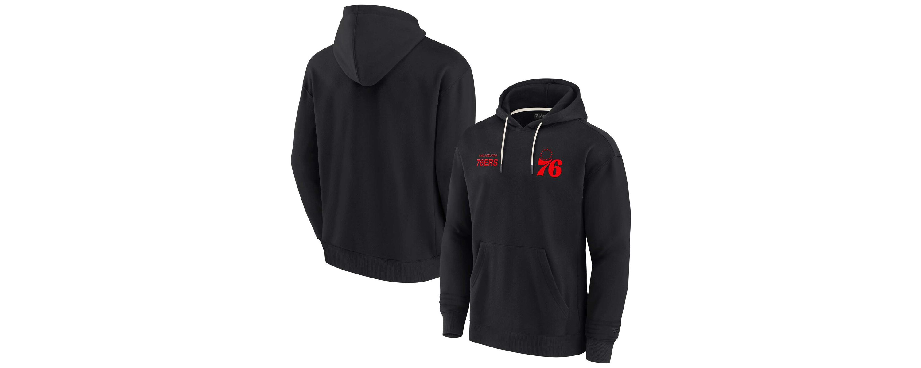 NBA Unisex Fanatics Philadelphia 76ers Elements Super Soft Fleece Pullover Hoodie