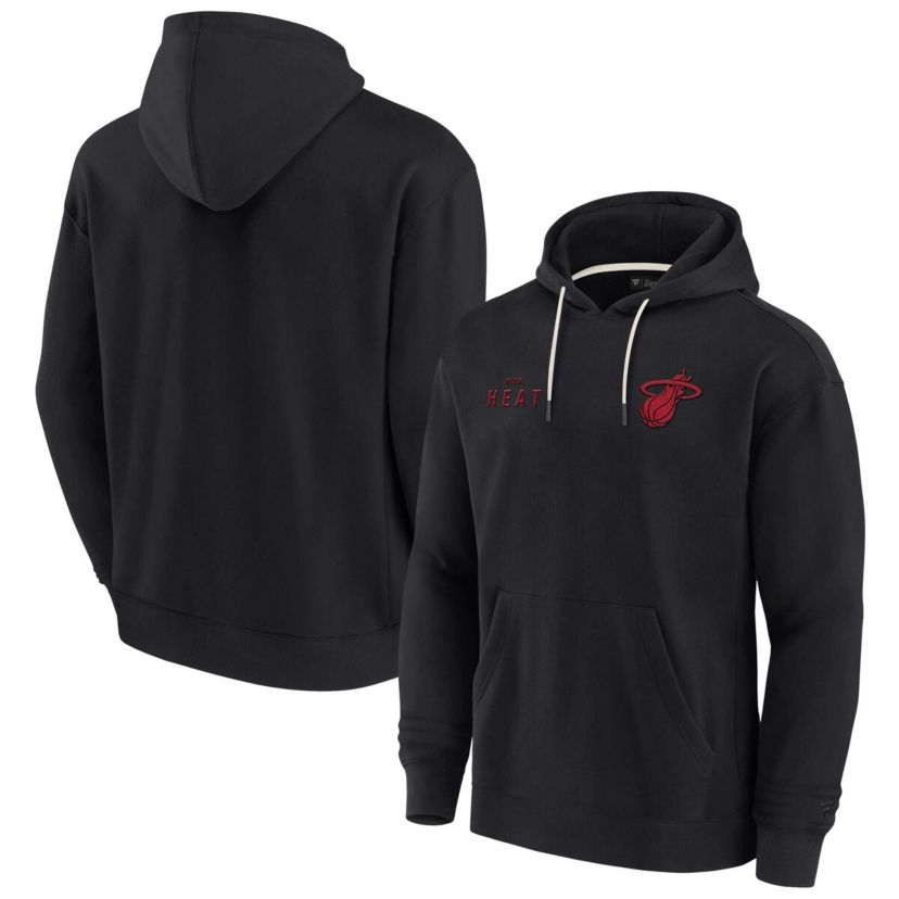 NBA Unisex Fanatics Miami Heat Elements Super Soft Fleece Pullover Hoodie