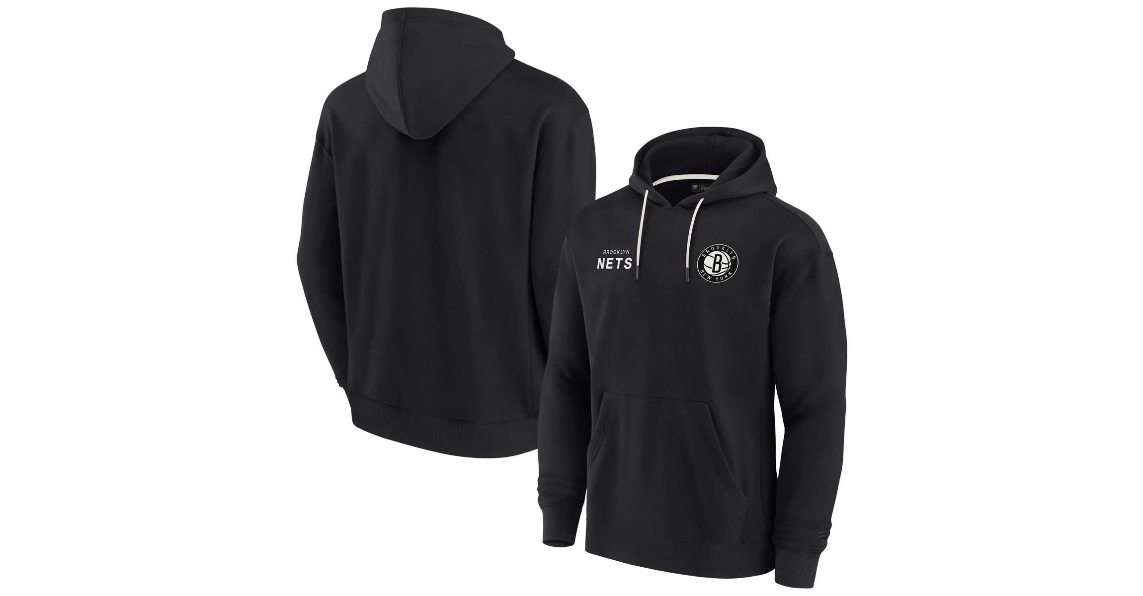 NBA Unisex Fanatics Brooklyn Nets Elements Super Soft Fleece Pullover Hoodie