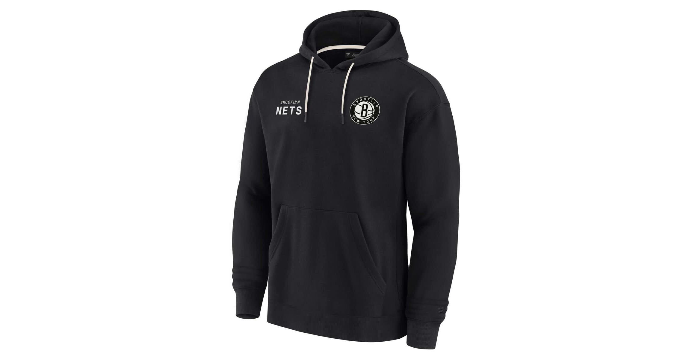 NBA Unisex Fanatics Brooklyn Nets Elements Super Soft Fleece Pullover Hoodie