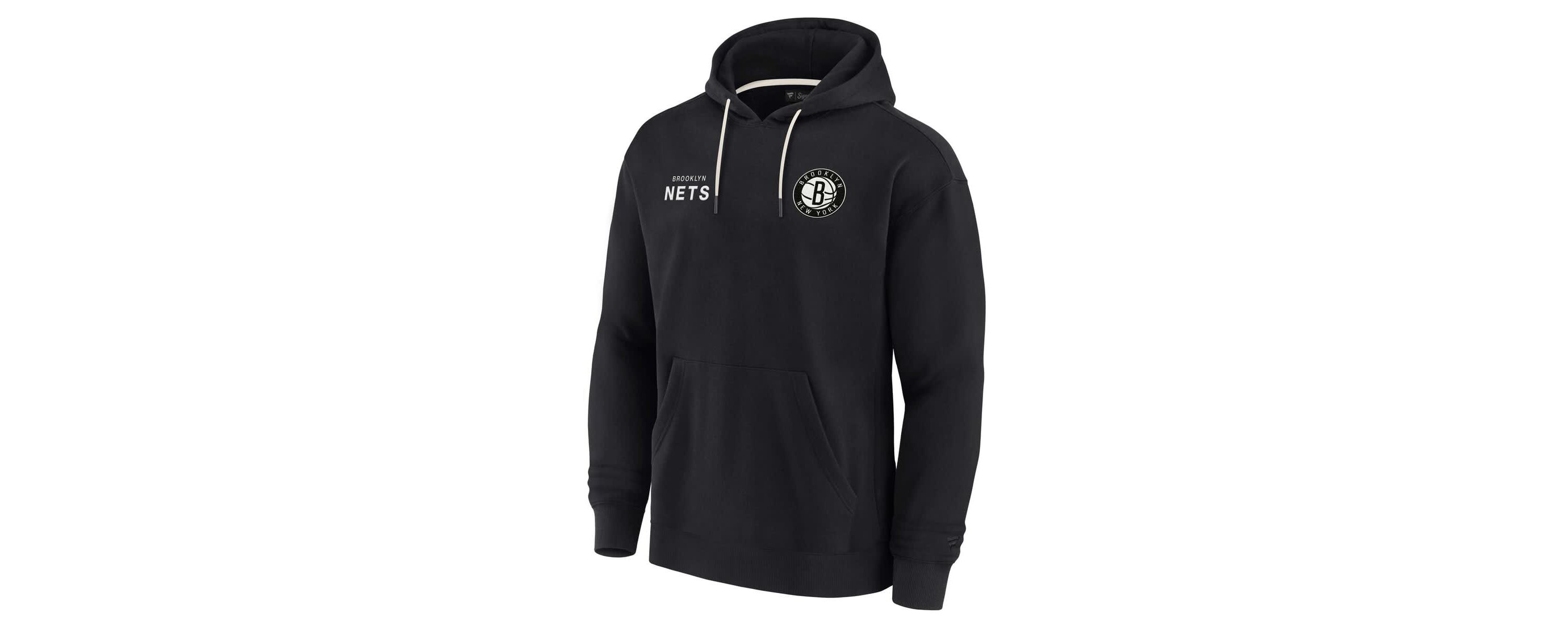 NBA Unisex Fanatics Brooklyn Nets Elements Super Soft Fleece Pullover Hoodie