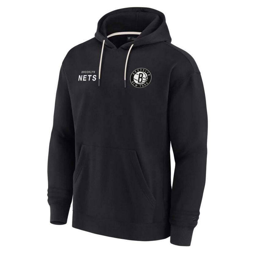 NBA Unisex Fanatics Brooklyn Nets Elements Super Soft Fleece Pullover Hoodie