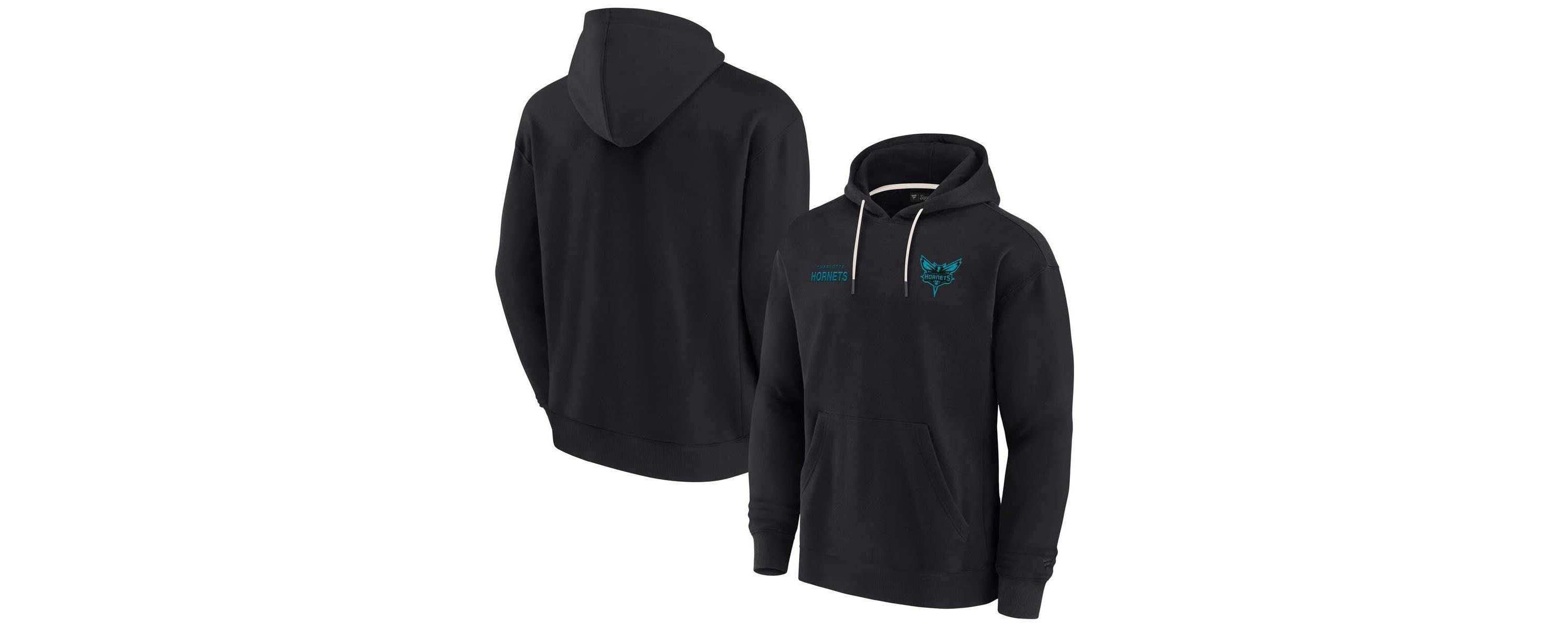 NBA Unisex Fanatics Charlotte Hornets Elements Super Soft Fleece Pullover Hoodie