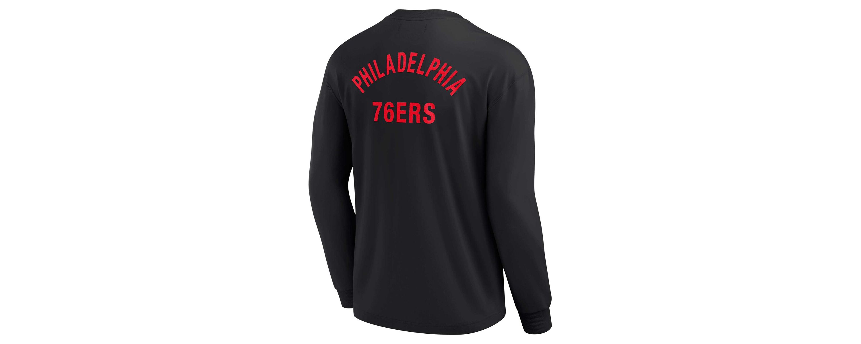 NBA Unisex Fanatics Philadelphia 76ers Elements Super Soft Long Sleeve T-Shirt