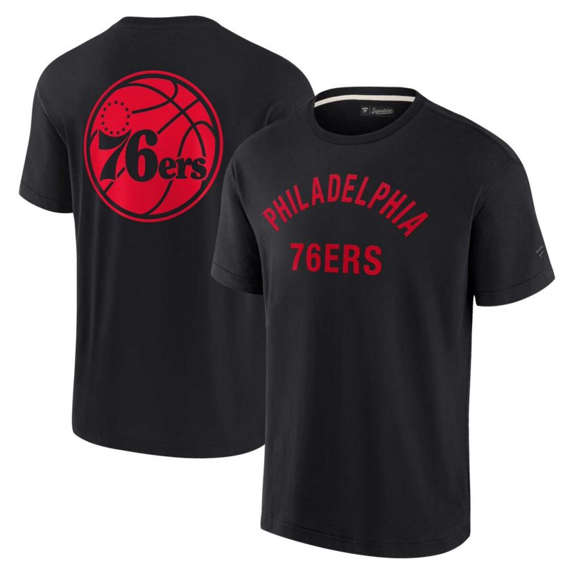 NBA Unisex Fanatics Philadelphia 76ers Elements Super Soft Short Sleeve T-Shirt