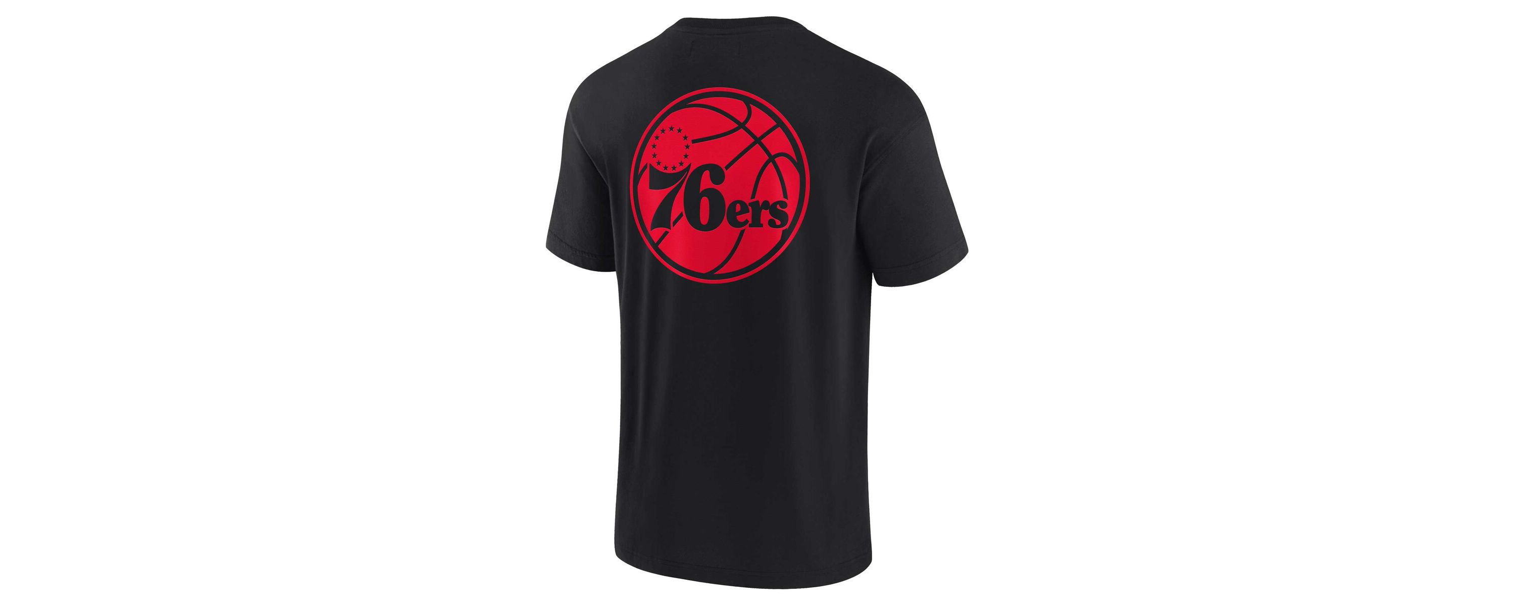 NBA Unisex Fanatics Philadelphia 76ers Elements Super Soft Short Sleeve T-Shirt