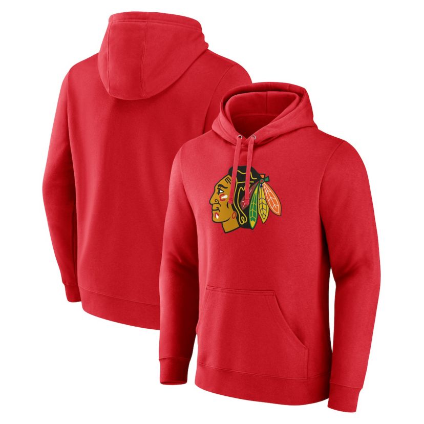 NHL Chicago Blackhawks Primary Logo Pullover Hoodie