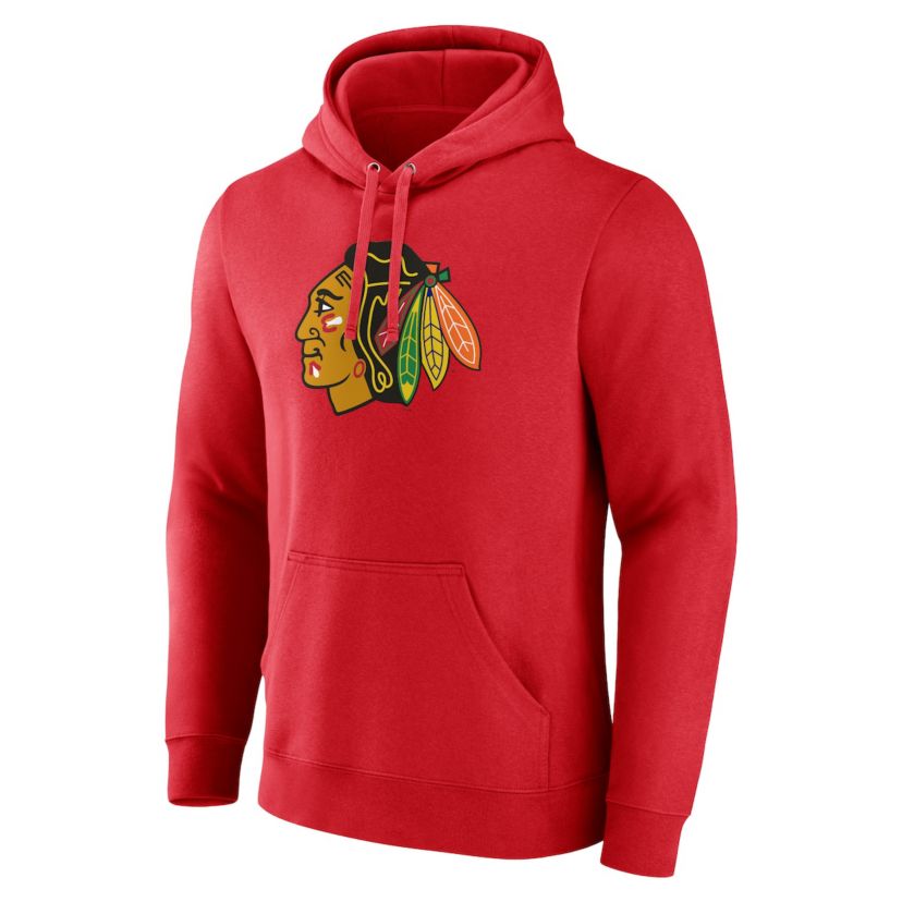 NHL Chicago Blackhawks Primary Logo Pullover Hoodie