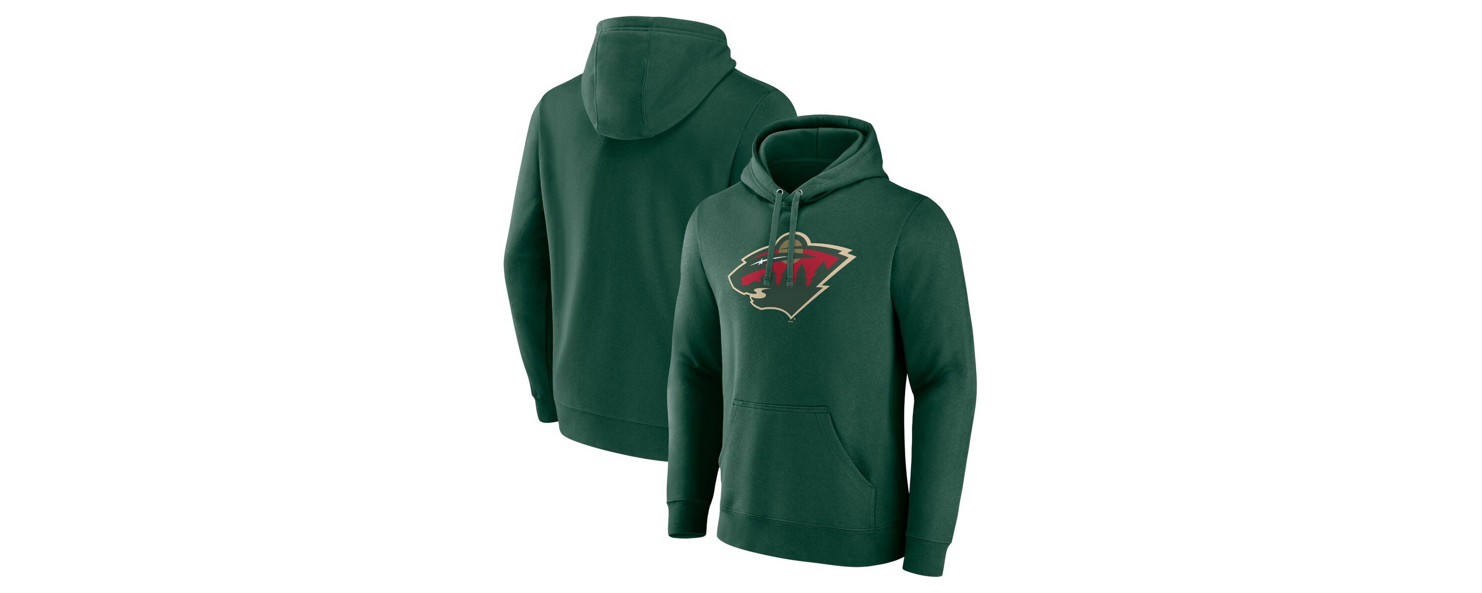 NHL Minnesota Wild Primary Logo Pullover Hoodie