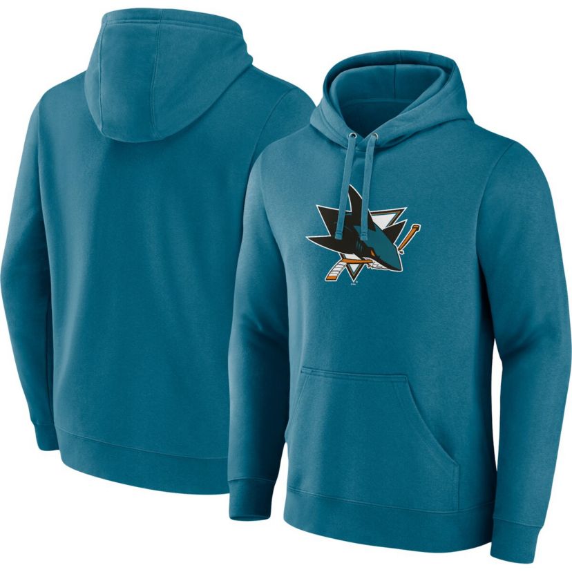 NHL San Jose Sharks Primary Logo Pullover Hoodie