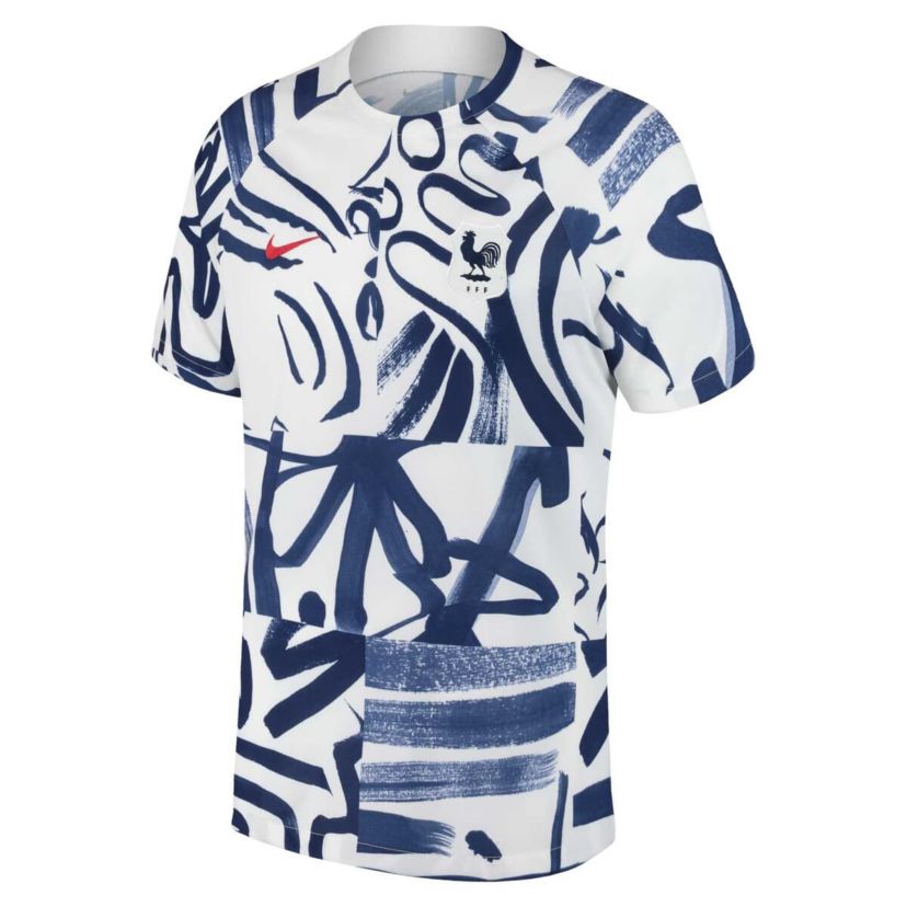 Soccer National Teams Nike France National Team 2023 Academy Pro Pre-Match Top