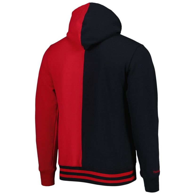 NBA Philadelphia 76ers Big & Tall Hardwood Classics Split Pullover Hoodie