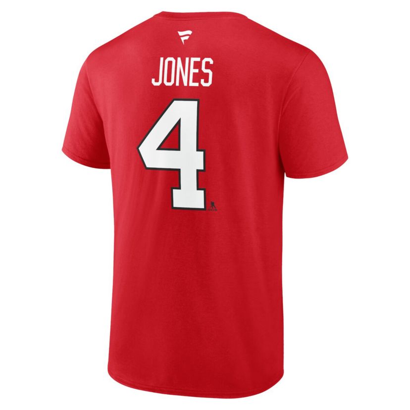 NHL Fanatics Seth Jones Chicago Blackhawks Special Edition 2.0 Name & Number T-Shirt