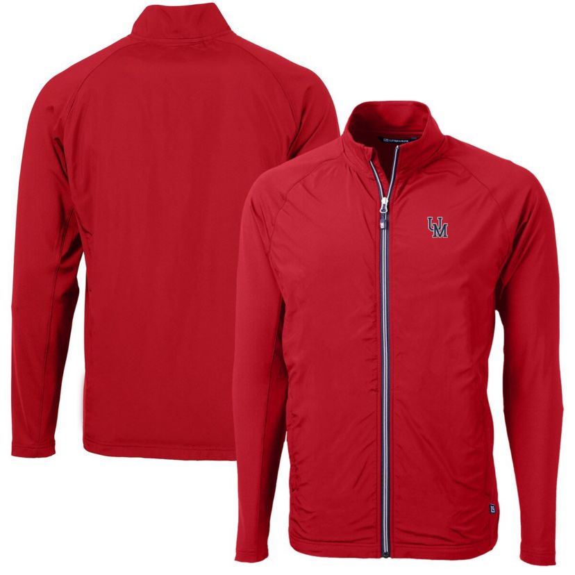 NCAA Ole Miss Rebels Adapt Eco Knit Hybrid Recycled Big & Tall Full-Zip Jacket