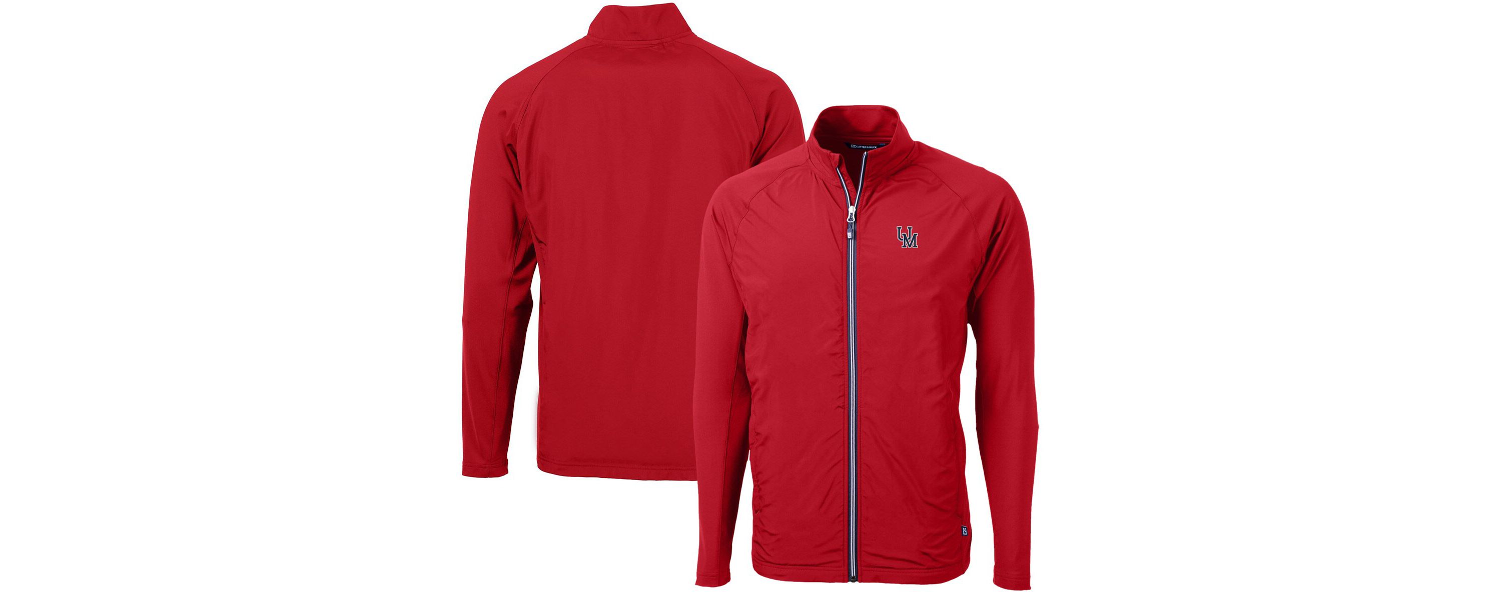 NCAA Ole Miss Rebels Adapt Eco Knit Hybrid Recycled Big & Tall Full-Zip Jacket