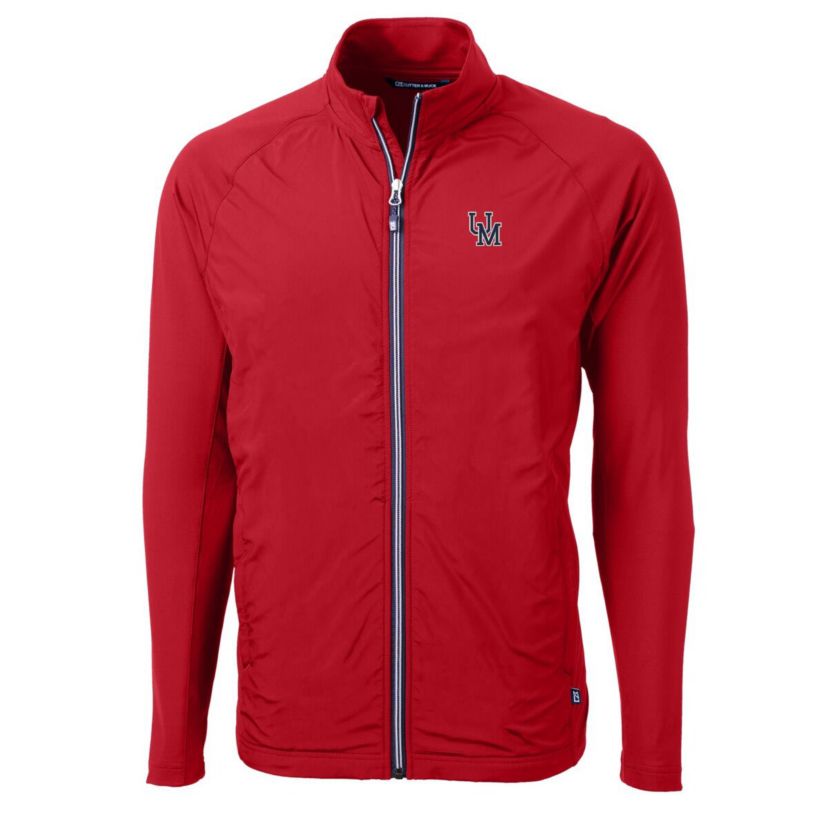 NCAA Ole Miss Rebels Adapt Eco Knit Hybrid Recycled Big & Tall Full-Zip Jacket