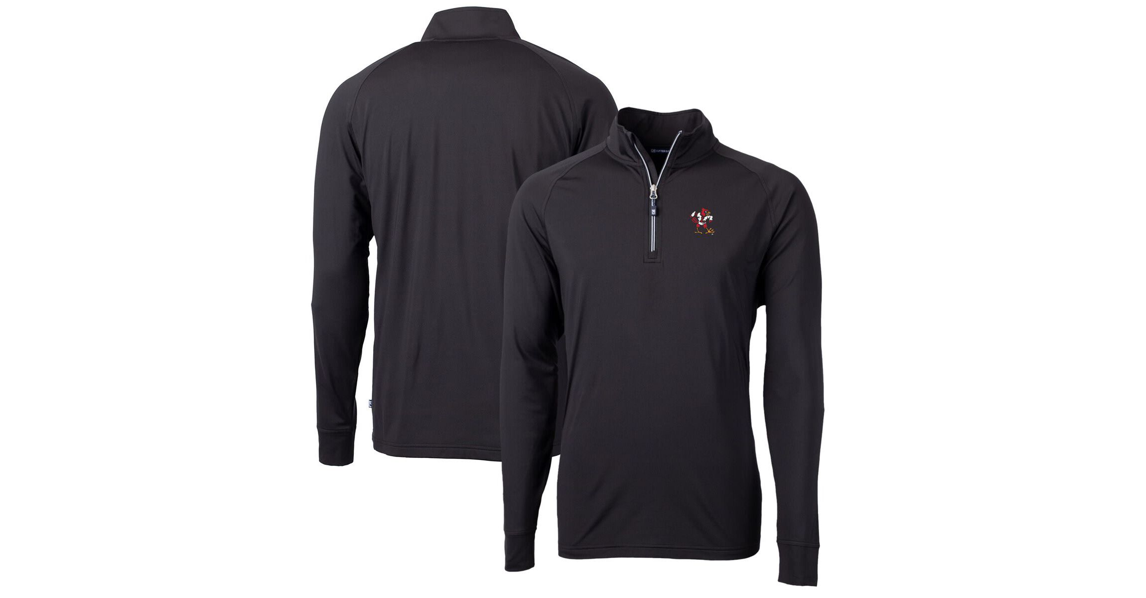 NCAA Louisville Cardinals Adapt Eco Knit Stretch Recycled Big & Tall Quarter-Zip Pullover Top