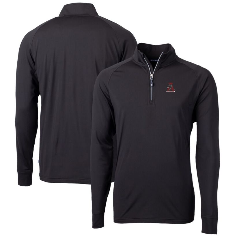 Alabama Crimson Tide NCAA Alabama Tide Adapt Eco Knit Stretch Recycled Big & Tall Quarter-Zip Pullover Top
