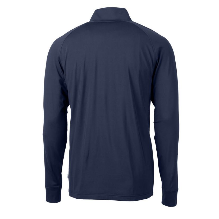 NCAA West Virginia Mountaineers Adapt Eco Knit Stretch Recycled Big & Tall Quarter-Zip Pullover Top