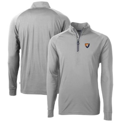 NCAA Illinois Fighting Illini Adapt Eco Knit Stretch Recycled Big & Tall Quarter-Zip Pullover Top