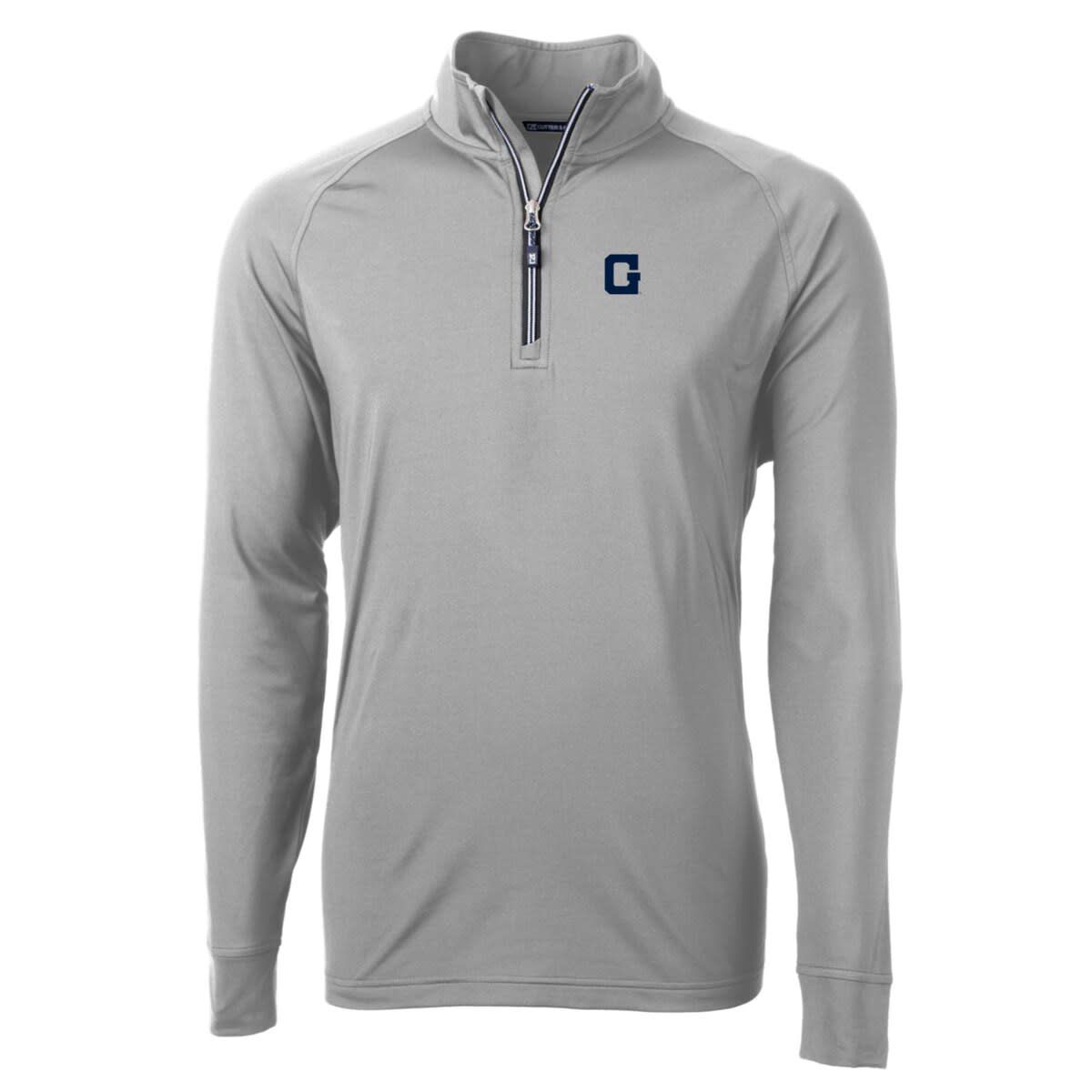 NCAA Georgetown Hoyas Adapt Eco Knit Stretch Recycled Big & Tall Quarter-Zip Pullover Top