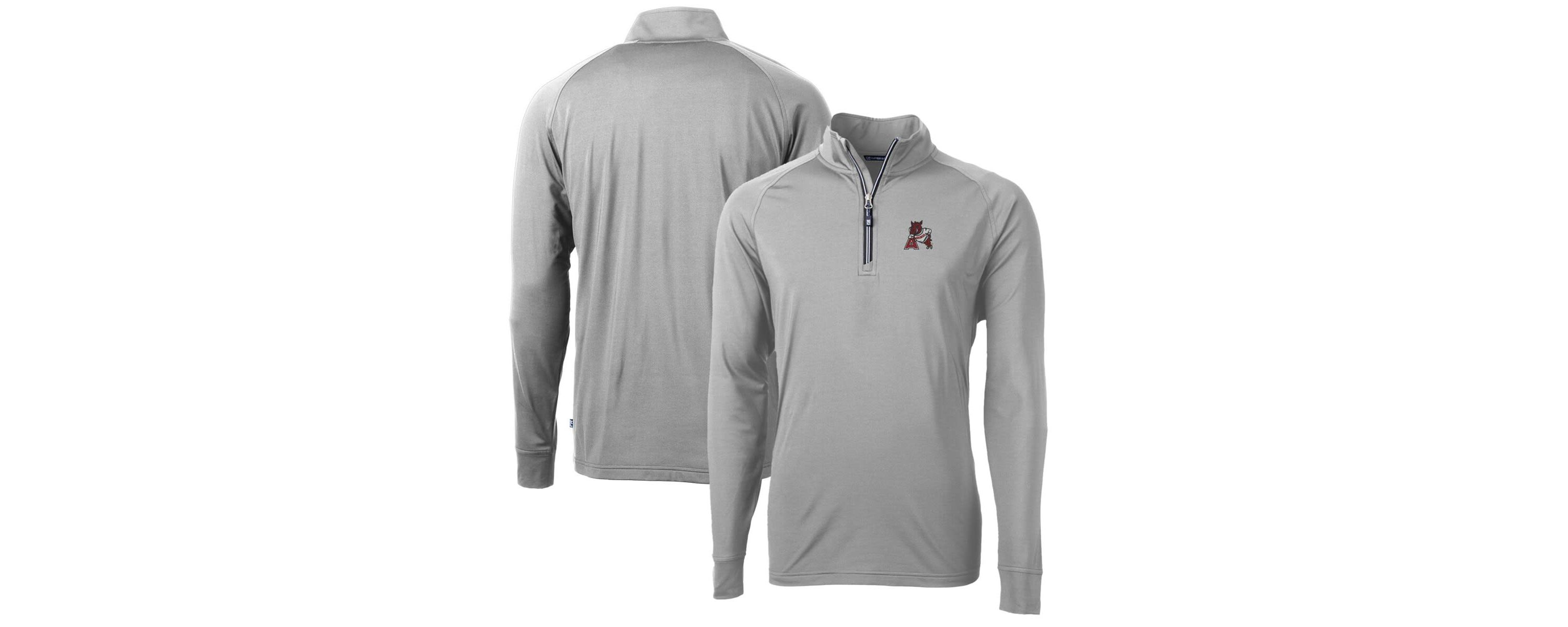 NCAA Arkansas Razorbacks Adapt Eco Knit Stretch Recycled Big & Tall Quarter-Zip Pullover Top