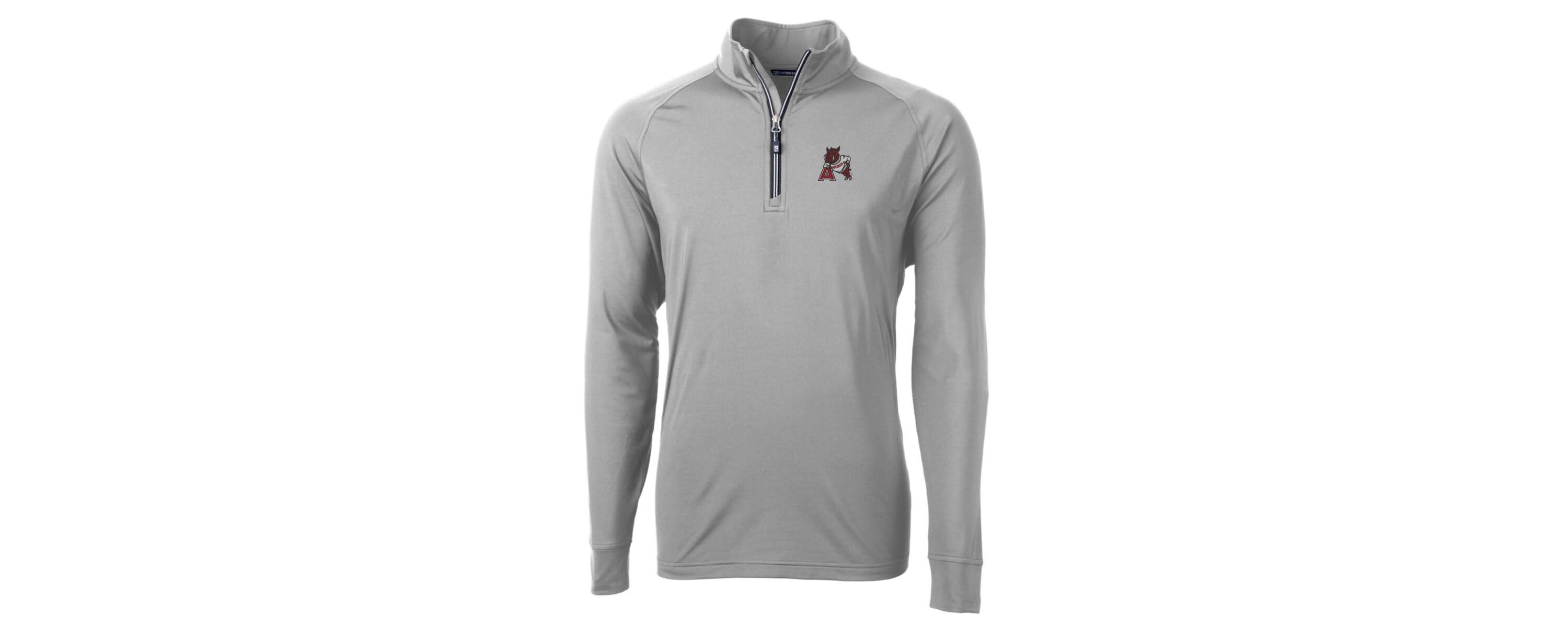 NCAA Arkansas Razorbacks Adapt Eco Knit Stretch Recycled Big & Tall Quarter-Zip Pullover Top