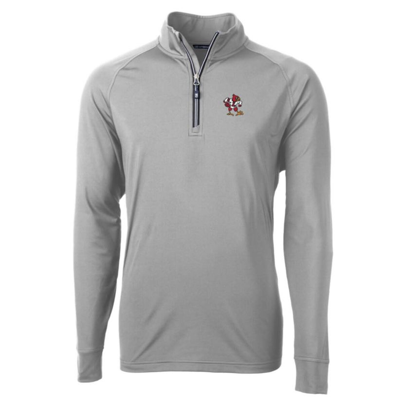 NCAA Louisville Cardinals Adapt Eco Knit Stretch Recycled Big & Tall Quarter-Zip Pullover Top