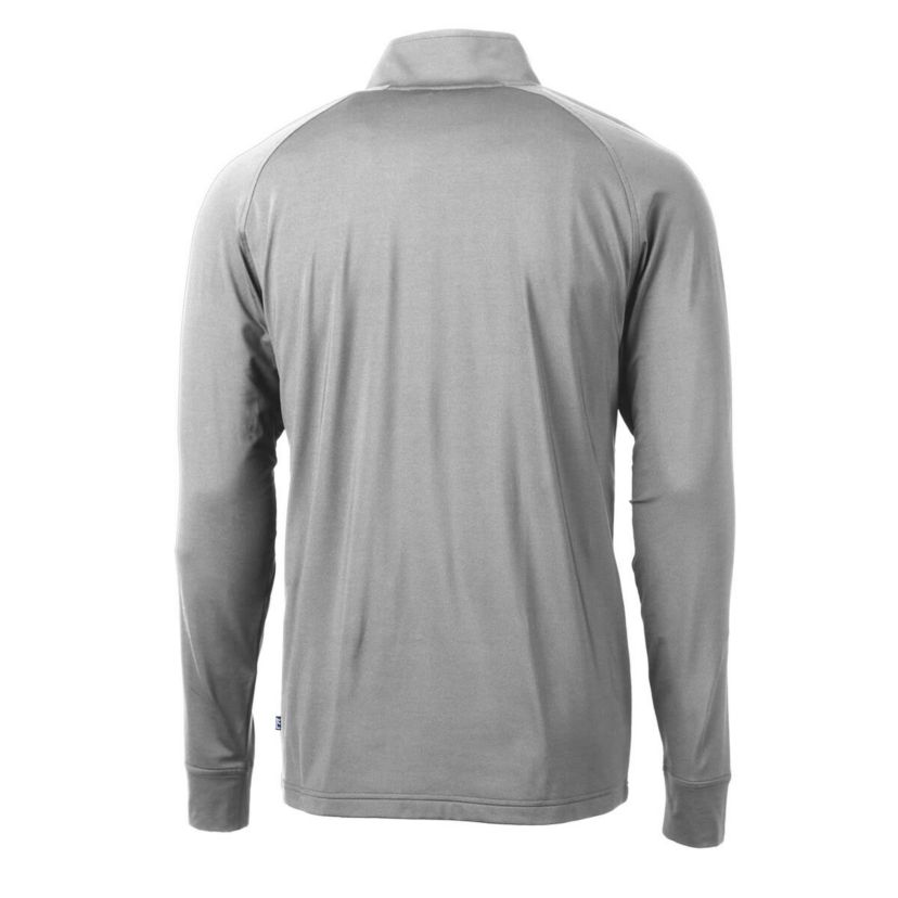 NCAA West Virginia Mountaineers Adapt Eco Knit Stretch Recycled Big & Tall Quarter-Zip Pullover Top
