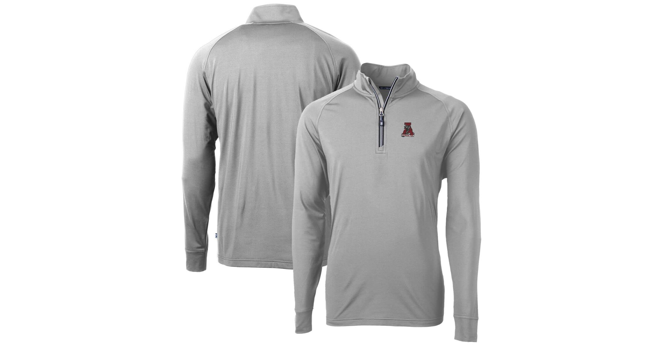 Alabama Crimson Tide NCAA Alabama Tide Adapt Eco Knit Stretch Recycled Big & Tall Quarter-Zip Pullover Top