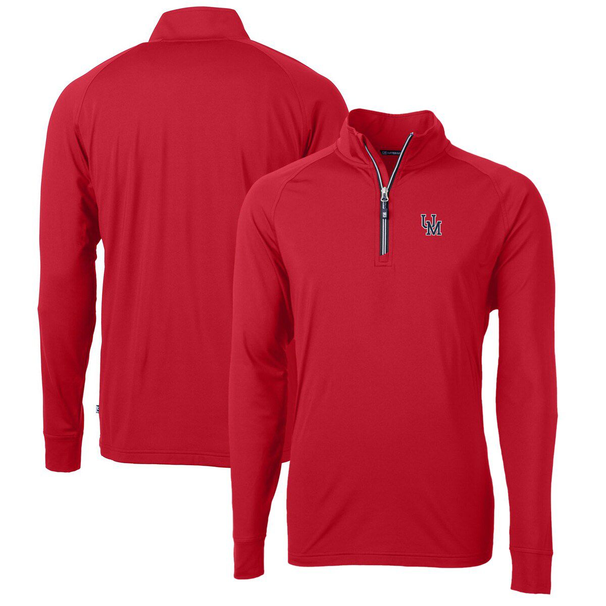 NCAA Ole Miss Rebels Adapt Eco Knit Stretch Recycled Big & Tall Quarter-Zip Pullover Top