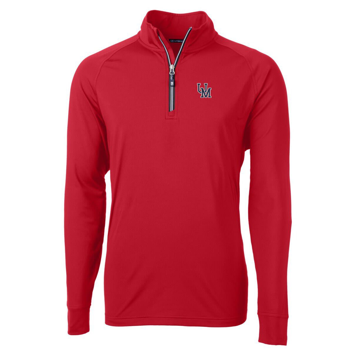 NCAA Ole Miss Rebels Adapt Eco Knit Stretch Recycled Big & Tall Quarter-Zip Pullover Top