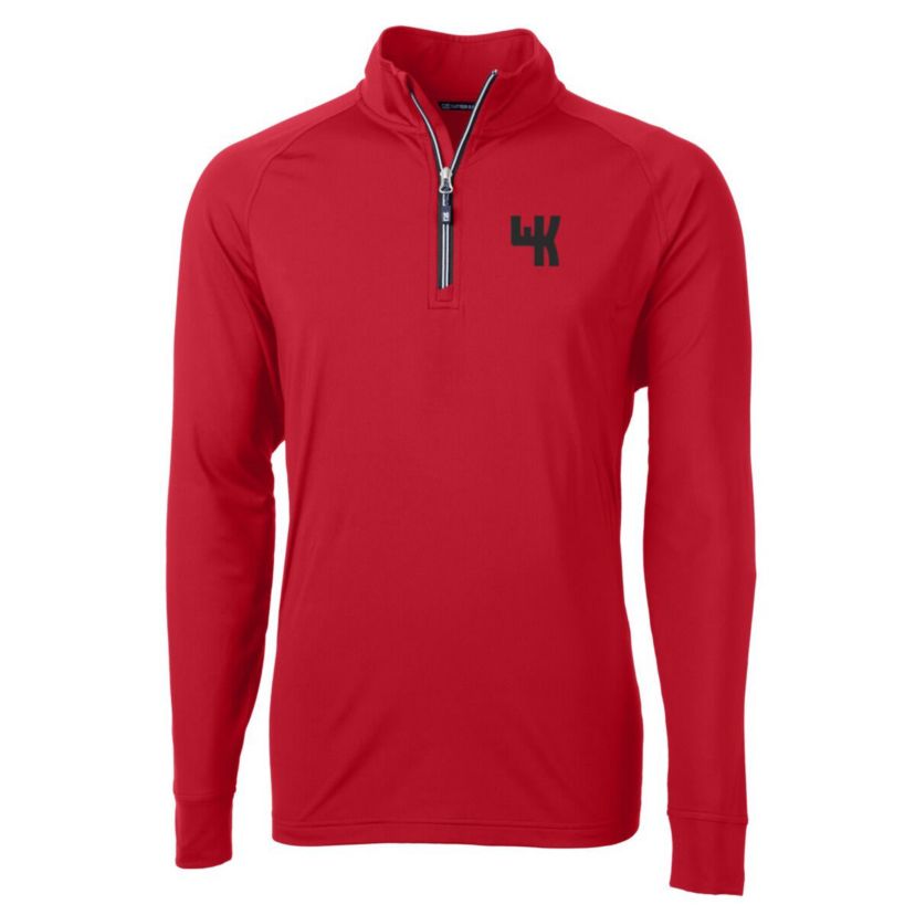 NCAA Western Kentucky Hilltoppers Adapt Eco Knit Stretch Recycled Big & Tall Quarter-Zip Pullover Top