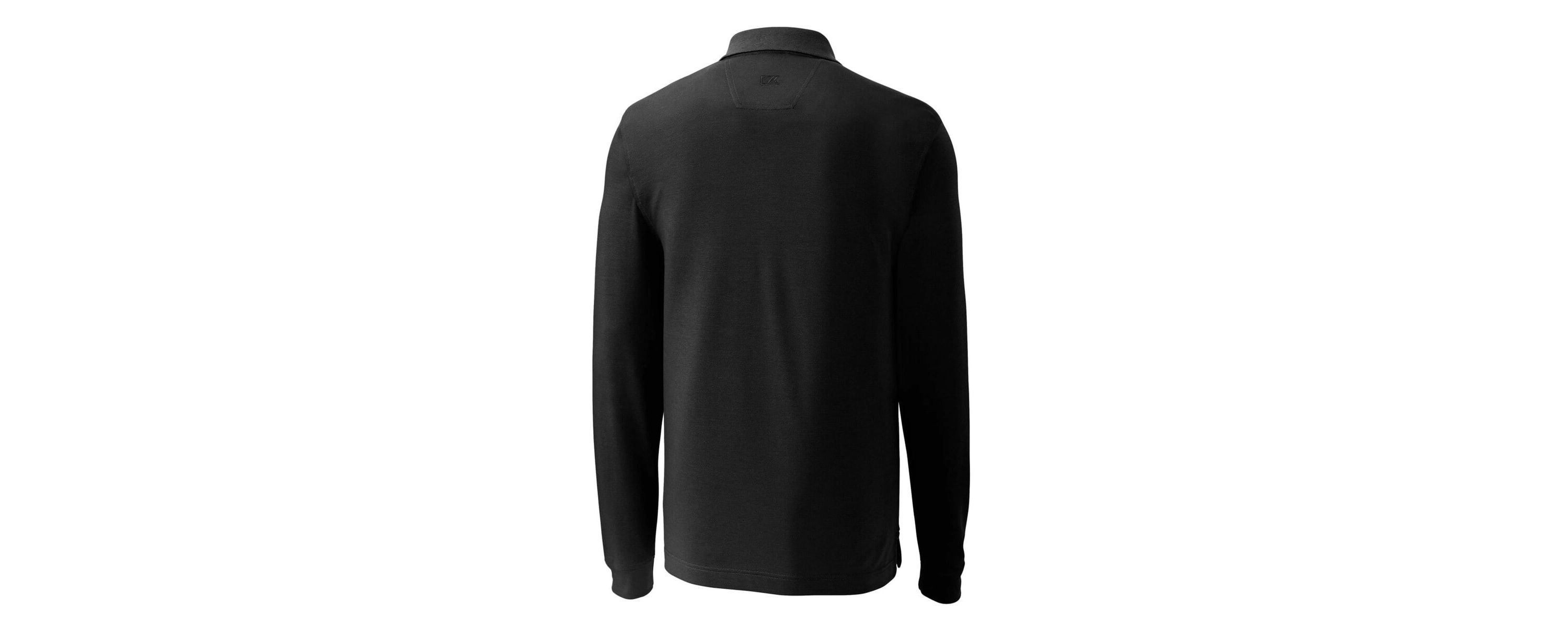 NCAA Ohio State Buckeyes Vault Advantage Tri-Blend Pique Big & Tall Long Sleeve Polo
