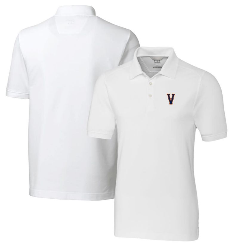 NCAA Virginia Cavaliers Vintage Vault Advantage Tri-Blend Pique Big & Tall Polo