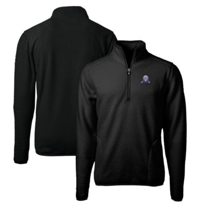 NCAA Northwestern Wildcats Vault Cascade Eco Sherpa Fleece Big & Tall Quarter-Zip Top