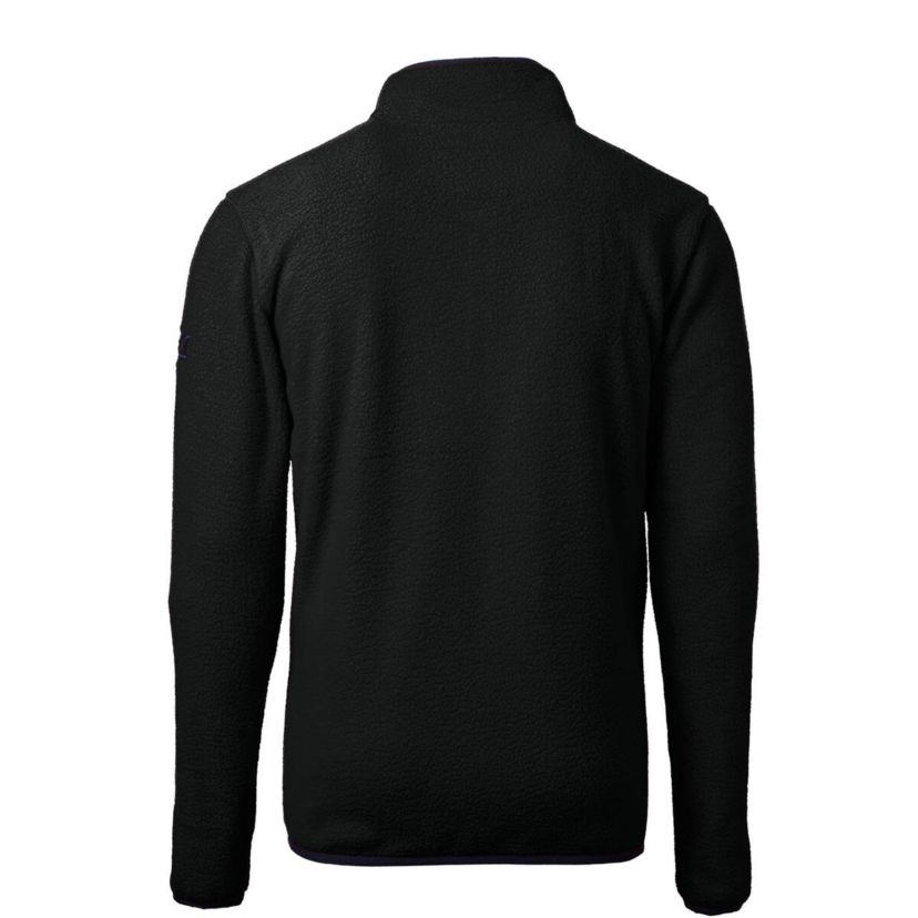 NCAA Virginia Tech Hokies Vault Cascade Eco Sherpa Fleece Big & Tall Quarter-Zip Top