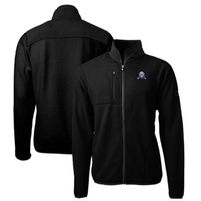 NCAA Northwestern Wildcats Logo Big & Tall Cascade Eco Sherpa Fleece Full-Zip Jacket