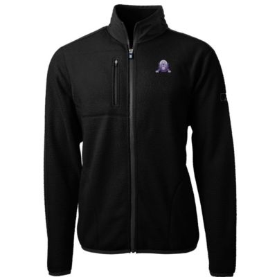 NCAA Northwestern Wildcats Logo Big & Tall Cascade Eco Sherpa Fleece Full-Zip Jacket