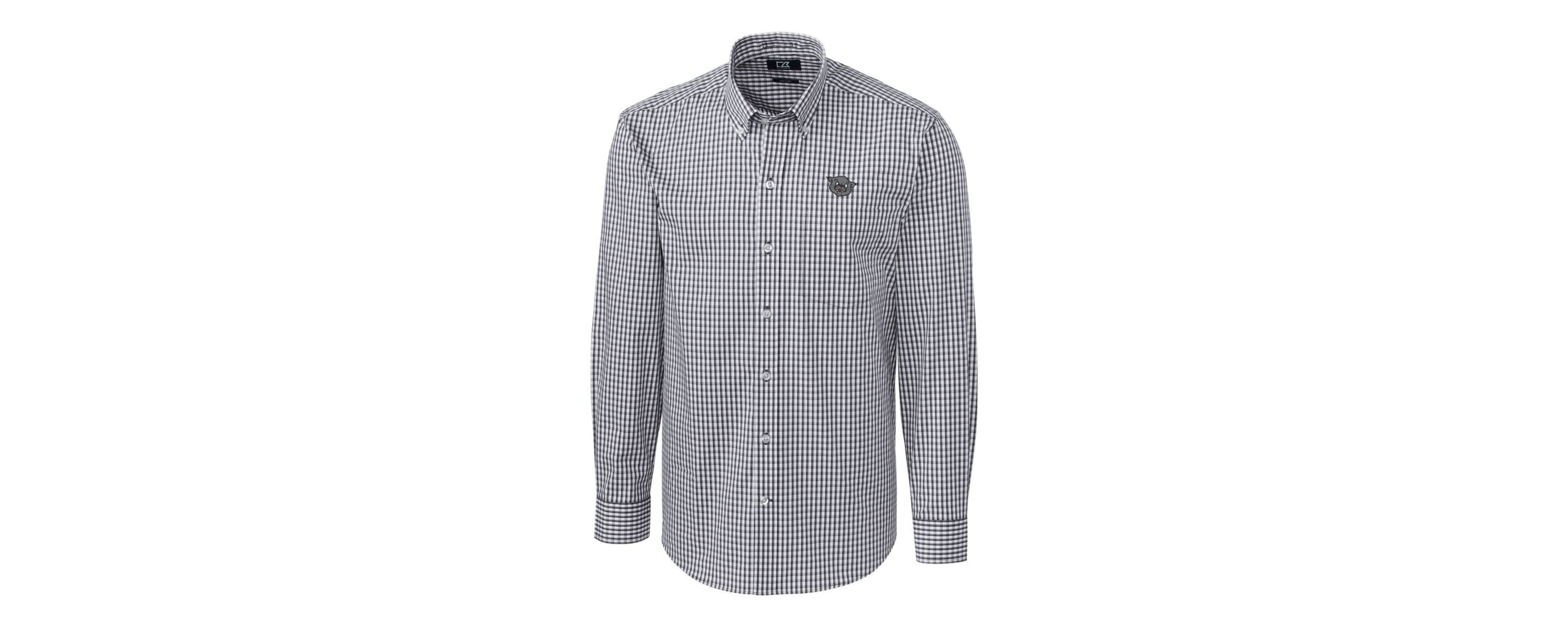 NCAA Cincinnati Bearcats Easy Care Stretch Gingham Big & Tall Long Sleeve Button-Down Shirt