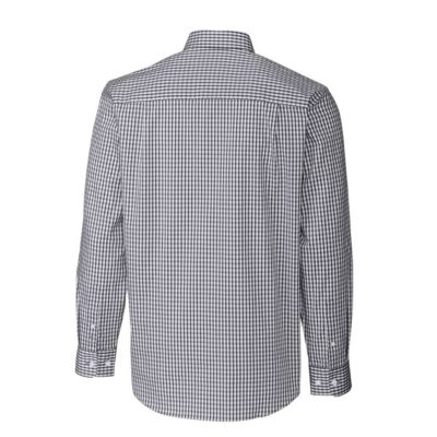 NCAA Marshall Thundering Herd Easy Care Stretch Gingham Big & Tall Long Sleeve Button-Down Shirt